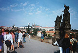 Pražský hrad z Karlova mostu [Збільшити - нове вікно]